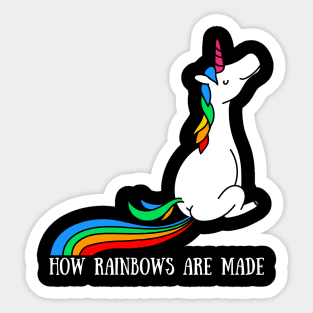 How Rainbows Are Made Sticker